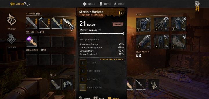 Dying Light 2 – MODDED Save Drop – God Items, Weapons, Max Resources – PS4/PS5