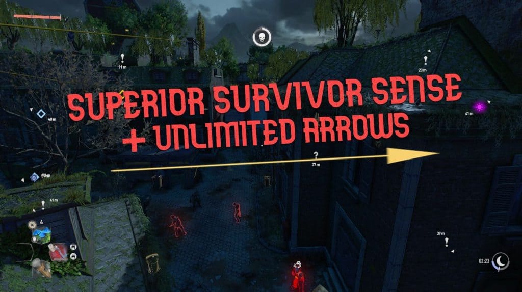 Superior survival sense and Unlimited Arrows Dying Light 2 Mod